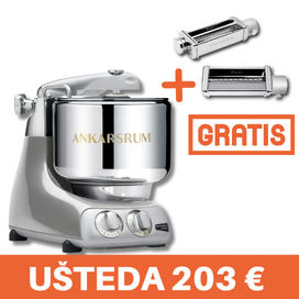 ANKARSRUM kuhinjski robot (siva) + GRATIS nastavci za tjesteninu