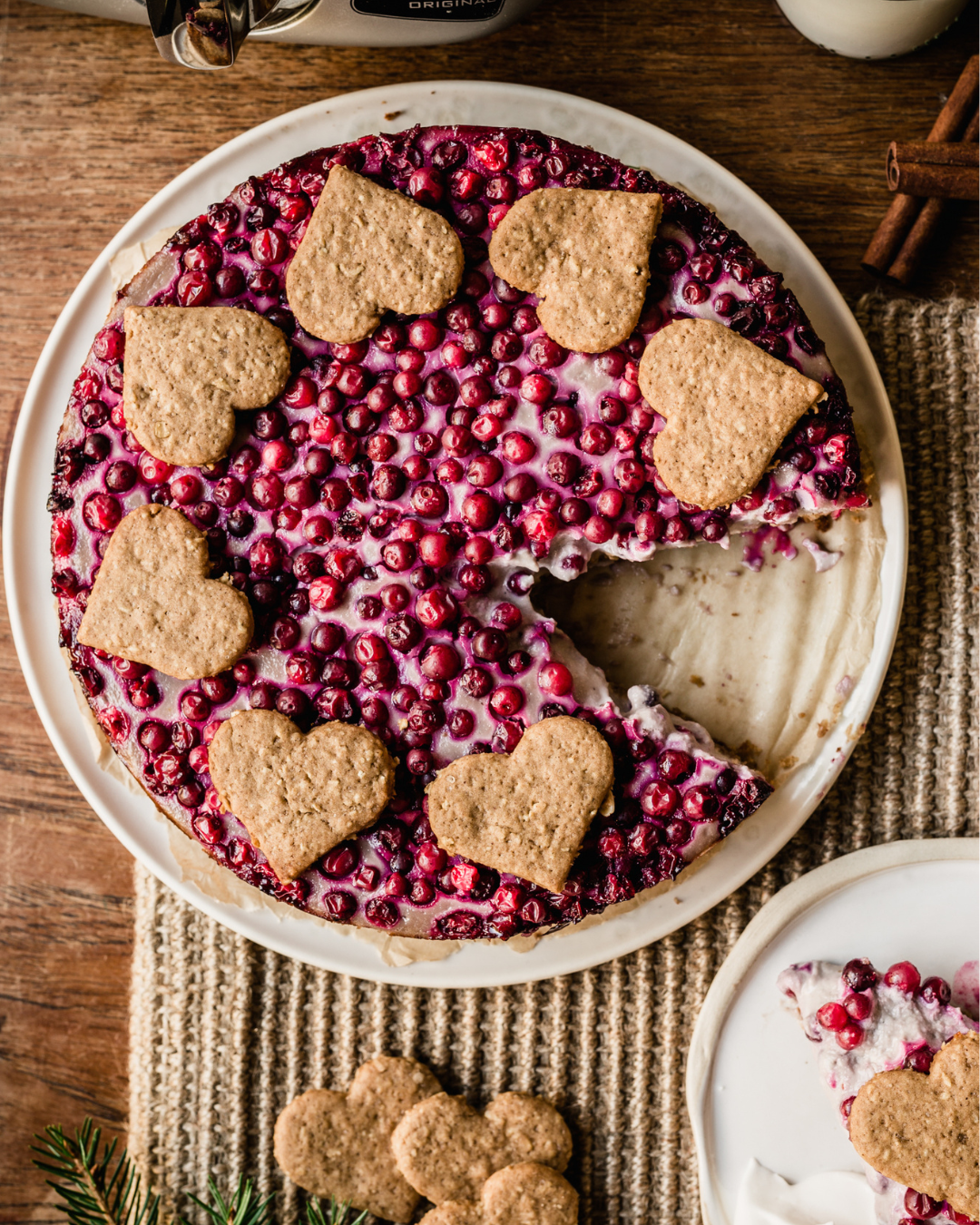 Pročitajte više o članku Veganski cheesecake s brusnicama