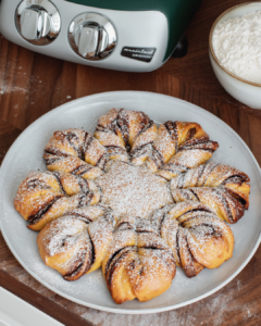 Ankarsrum božićna zvijezda slatki kruh recept
